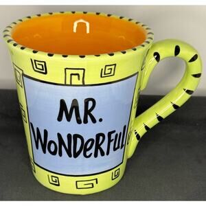 Our Name is Mud MR. WONDERFUL Ceramic Coffee Mug Lorrie Veasey